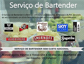 Bartender | Ernane´s Buffet em Campinas